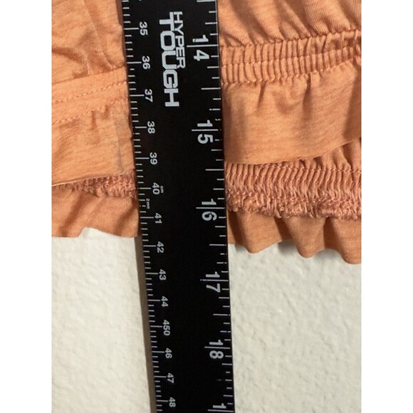 NWT Free People Brushed Apricot Bell Sleeve Crop Top Women's Sz M Boho‎ Feather - Picture 12 of 14
